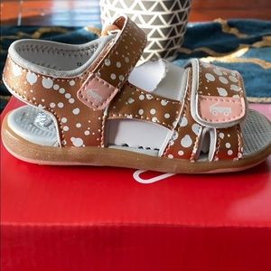Rose Gold See Kai Run Jetty III Sandals NWT 8T